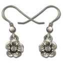Flower Earrings in Sterling Silver