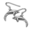 Dolphin Earrings in Sterling Silver