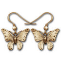 Butterfly Earrings in 14k Gold