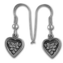 Delicate Flower Earrings in Sterling Silver