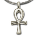Sm Ankh Pendant in Sterling Silver