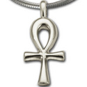 Lg Ankh Pendant in Sterling Silver