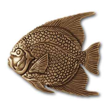 Angel Fish Pin in 14K Gold