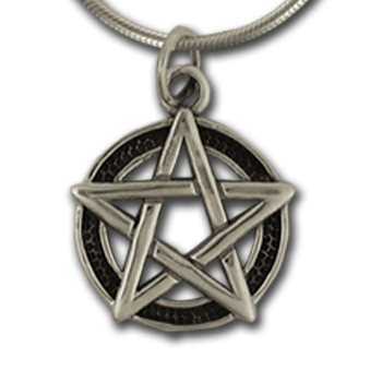 Pentagram Pendant (small) in Sterling Silver