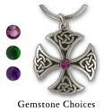 Celtic Cross Pendant in Sterling Silver