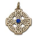 Celtic Cross Pendant in 14K Gold