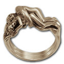 Tantric Lovers' Ring in 14k Gold