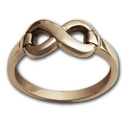 Classic Infinity Ring in 14k Gold