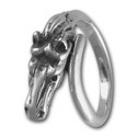 Horse Ring in Sterling Silver