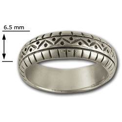Band Ring in Sterling Silver