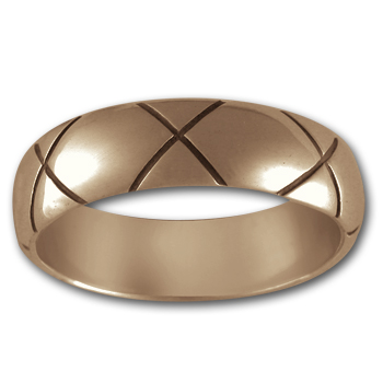 X-Band Ring in 14k Gold