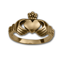 Claddagh Ring in 14k Gold (medium)