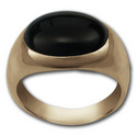 Onyx Ring in 14k Gold