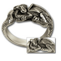 Dragon Ring in Sterling Silver