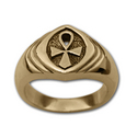 Ankh Ring (Sm) in 14k Gold