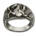 Pegasus Ring in Sterling Silver