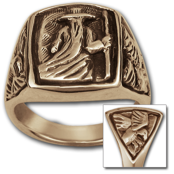 Odin Ring in 14k Gold