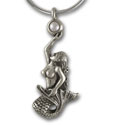 Mermaid Pendant in Sterling Silver