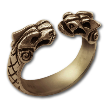 Griffin Ring in 14k Gold