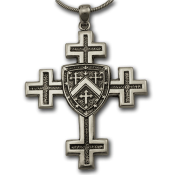Jerusalem Cross (Lg) in Sterling Silver