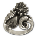Sea Shell Ring in Sterling Silver
