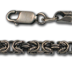 Byzantine Chain in Sterling Silver