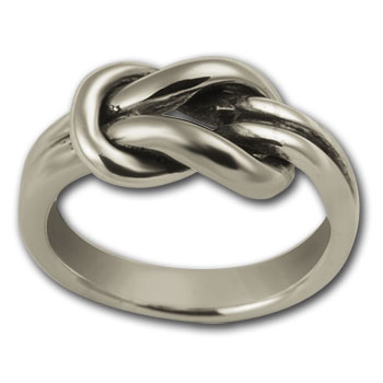 Lovers Knot Ring in Sterling Silver