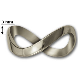 Infinity Ring in Sterling Silver