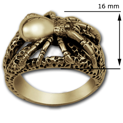 Spider Ring in 14k Gold