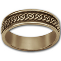 Celtic Wedding Ring  in 14k gold