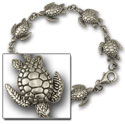 Turtle Bracelet in Sterling Silver