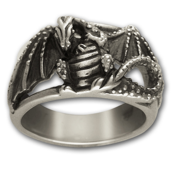 Dragon Warrior ring in Sterling Silver