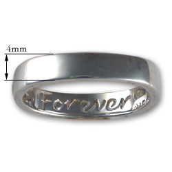 "Forever" Ring in Sterling Silver