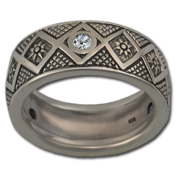 Bolivian Sky Ring in Sterling Silver