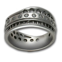 Gaudi Gemstone Ring in Sterling Silver