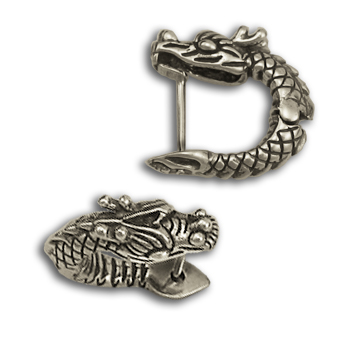 Dragon Earrings in Sterling Silver