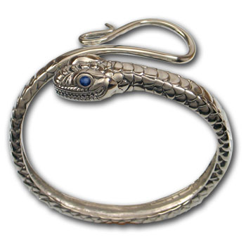 Snake Bracelet in Sterling Silver