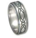 Titanium Celtic Ring
