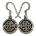 Celtic Knot Earrings in Sterling Silver