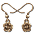 Flower Earrings in 14k Gold