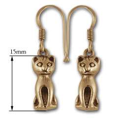 Kitty Earrings in 14k Gold
