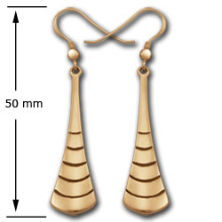 Graceful Earrings in 14k Gold