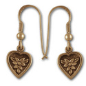 Delicate Flower Earrings in 14k Gold