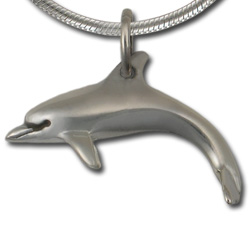 Dolphin Pendant in Sterling Silver