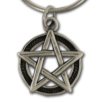 Pentagram Pendant (Lg) in Sterling Silver