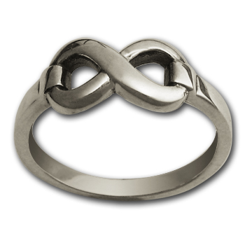 Classic Infinity Ring in Sterling Silver