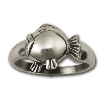 Blowfish Ring in Sterling Silver