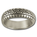 Band Ring in Sterling Silver