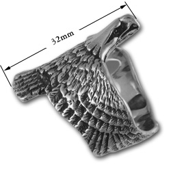 Bald Eagle Ring in Sterling Silver