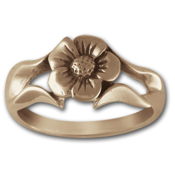 Perfect Petals Ring in 14k Gold